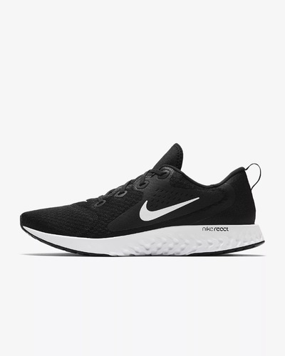 nike legend react black and white