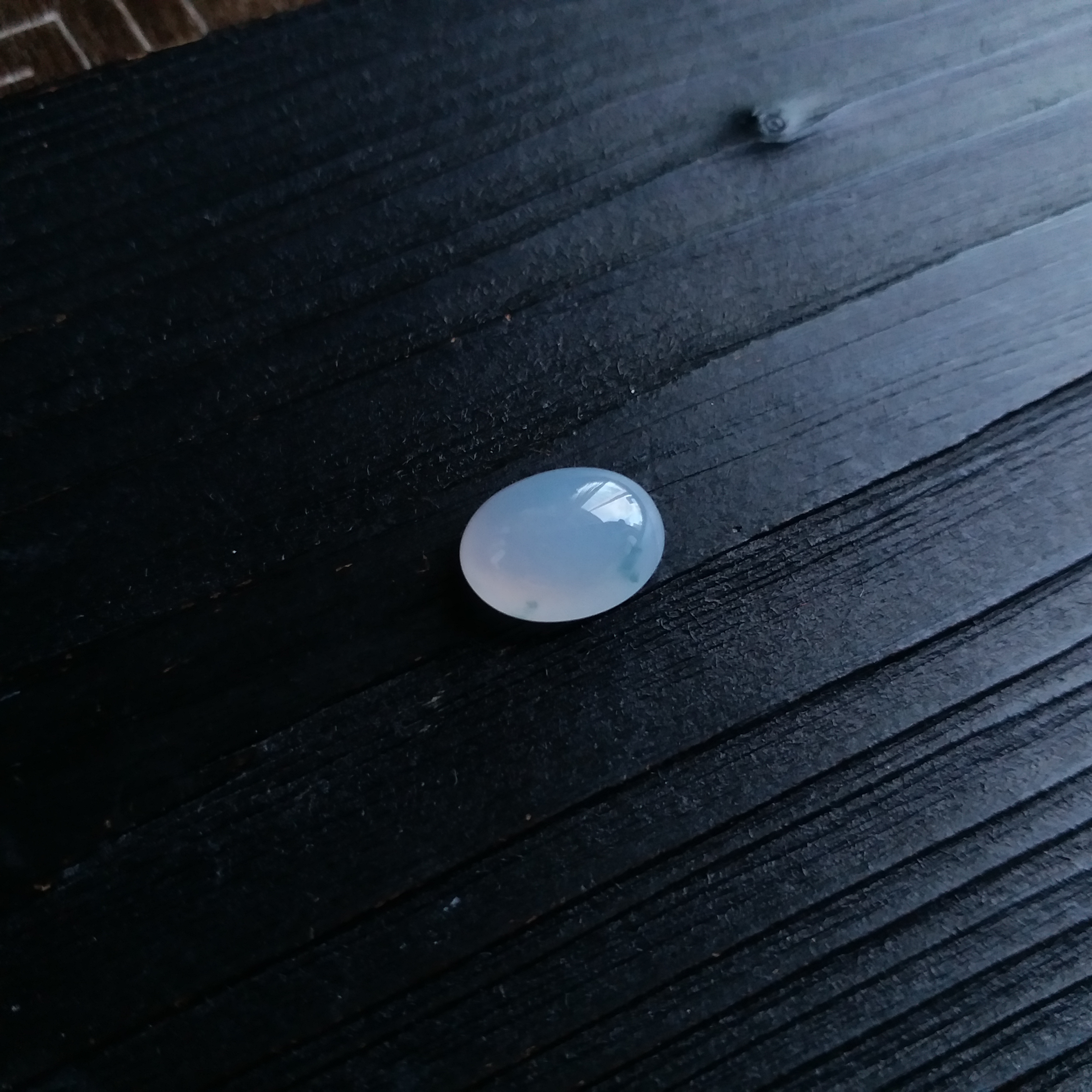 J1051-1 冰紫飄綠旦戒面