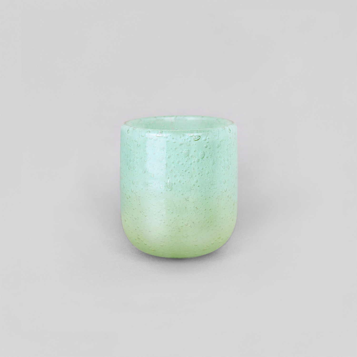琉璃燭杯（小）-翠玉