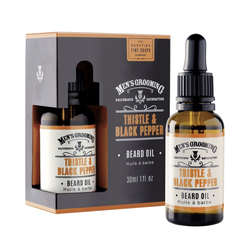 英國 Scottish Fine Soaps - 鬍子滋養柔順精華油 / 鬍鬚蓄鬍保養油（新包裝）