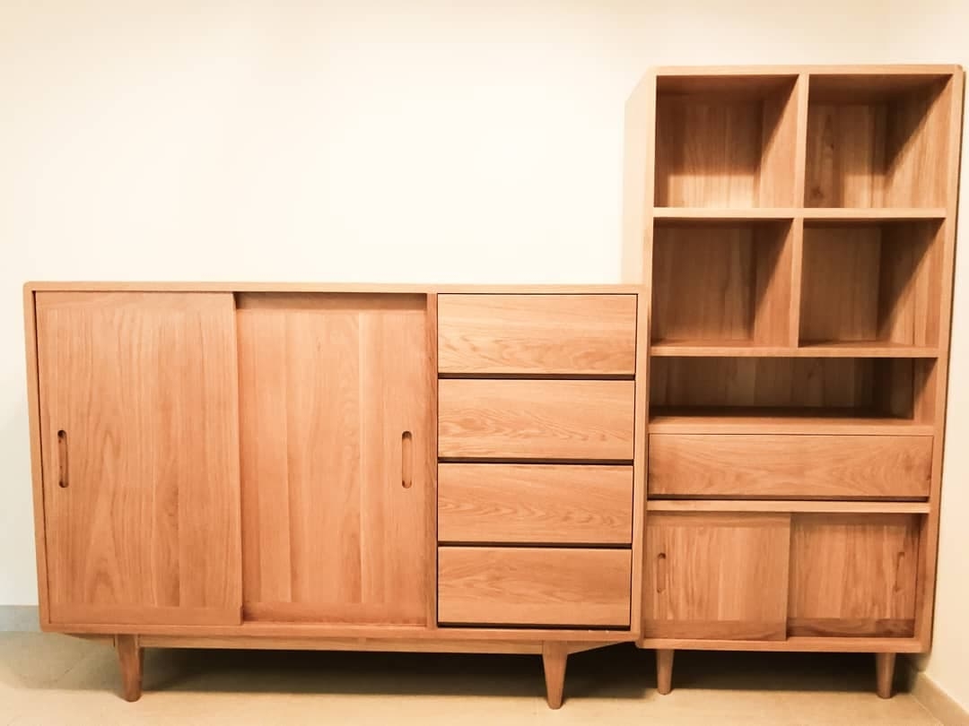 美國白橡木胡桃木櫻桃木原木實木傢俬