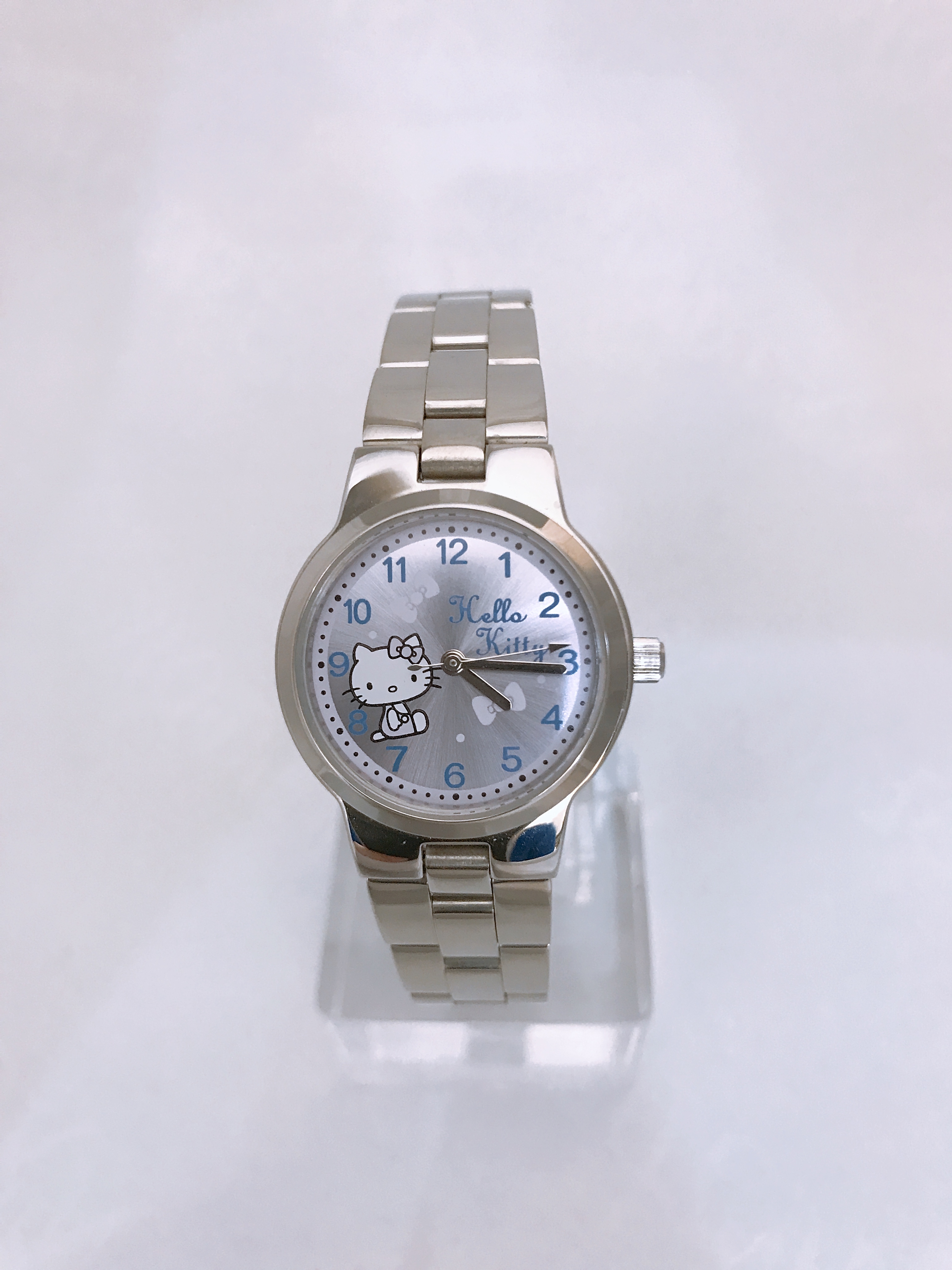 【HELLO KITTY】俏麗可愛凱蒂貓腕錶(紫) KT602LWVA 現代鐘錶