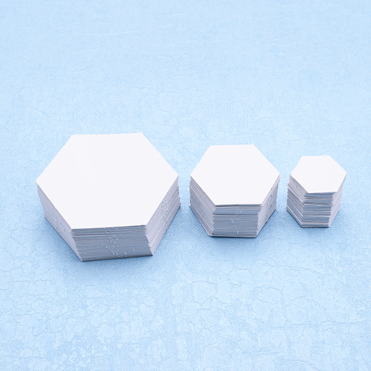 六角紙片【有3種尺寸可選購】100片