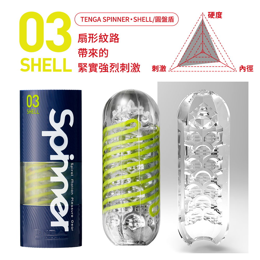 TENGA SPINNER 迴旋杯 [03 SHELL/圓盤盾]