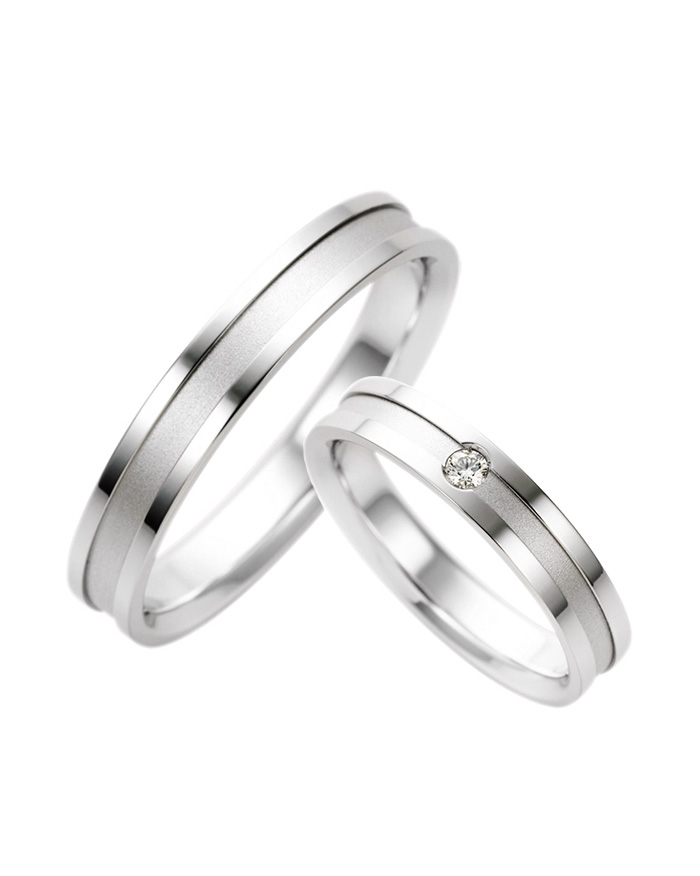 Angerosa - Alemão PT950 鉑金 結婚戒指