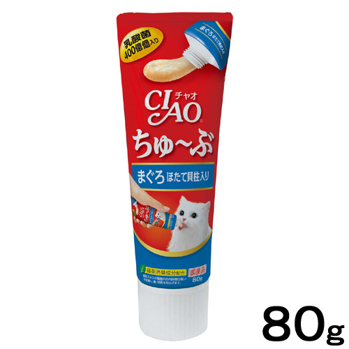 CIAO 400億乳酸菌小食 - 金槍魚、帆立貝味 80g