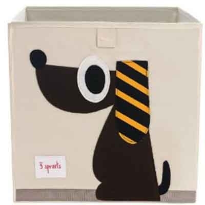 加拿大 3 Sprouts 收納箱-黑皮狗