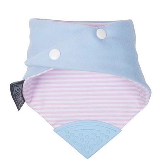 英國Cheeky Chompers-Neckerchew(英國製)咬咬兜/領巾/圍兜/固齒器 - 【經典款_俏皮粉彩】