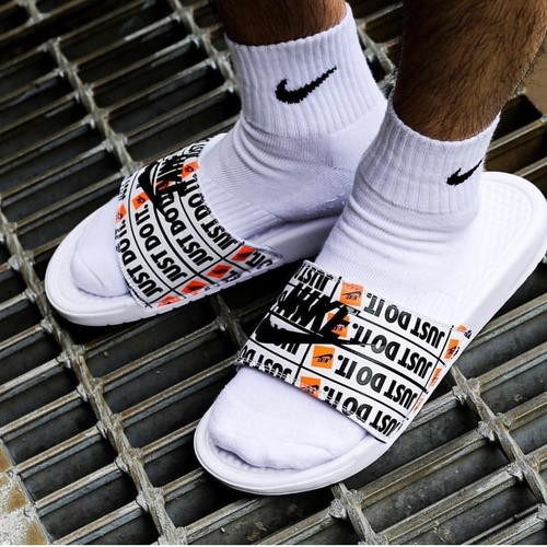 nike just do it sneakers white