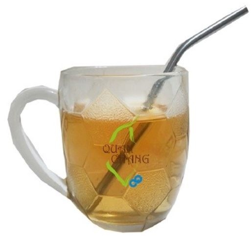 台灣QC SUS316不鏽鋼 兒童吸管-細(C)彎(單支)  環保吸管  短吸管