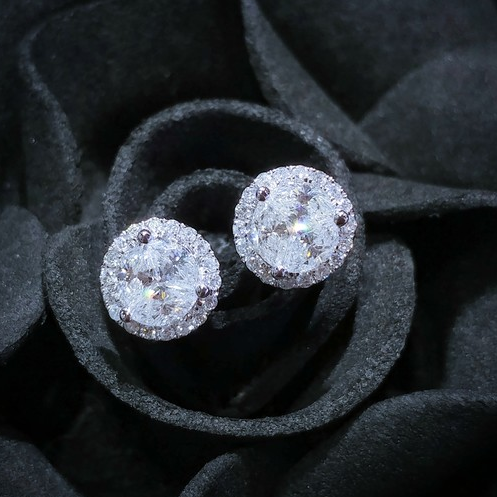 18K White Gold 0.78ct Diamond Earrings