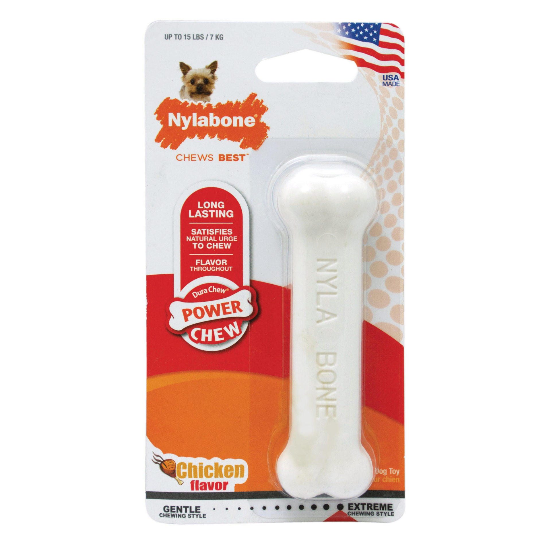 Nylabone Flexi Chew Bone 雞味纖維骨XS(硬)