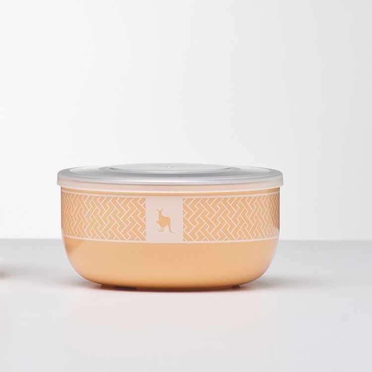 美國 Kangovou小袋鼠不鏽鋼安全點心碗