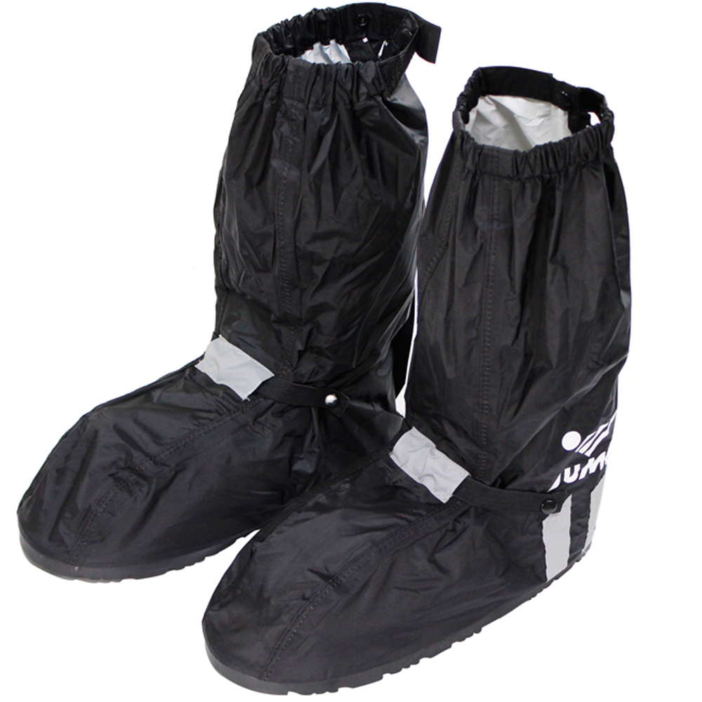 JUMP新一代反光厚底雨鞋套-黑色 破盤下殺 OMAX歐妹思購物網