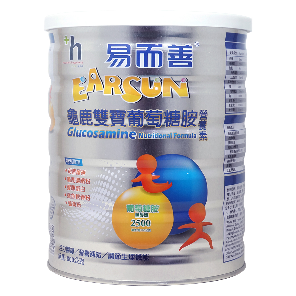 易而善 - 龜鹿雙寶葡萄糖胺營養素 800g/罐*12罐