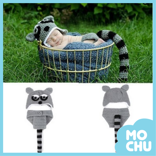 IG熱銷編織造型套裝（浣熊）