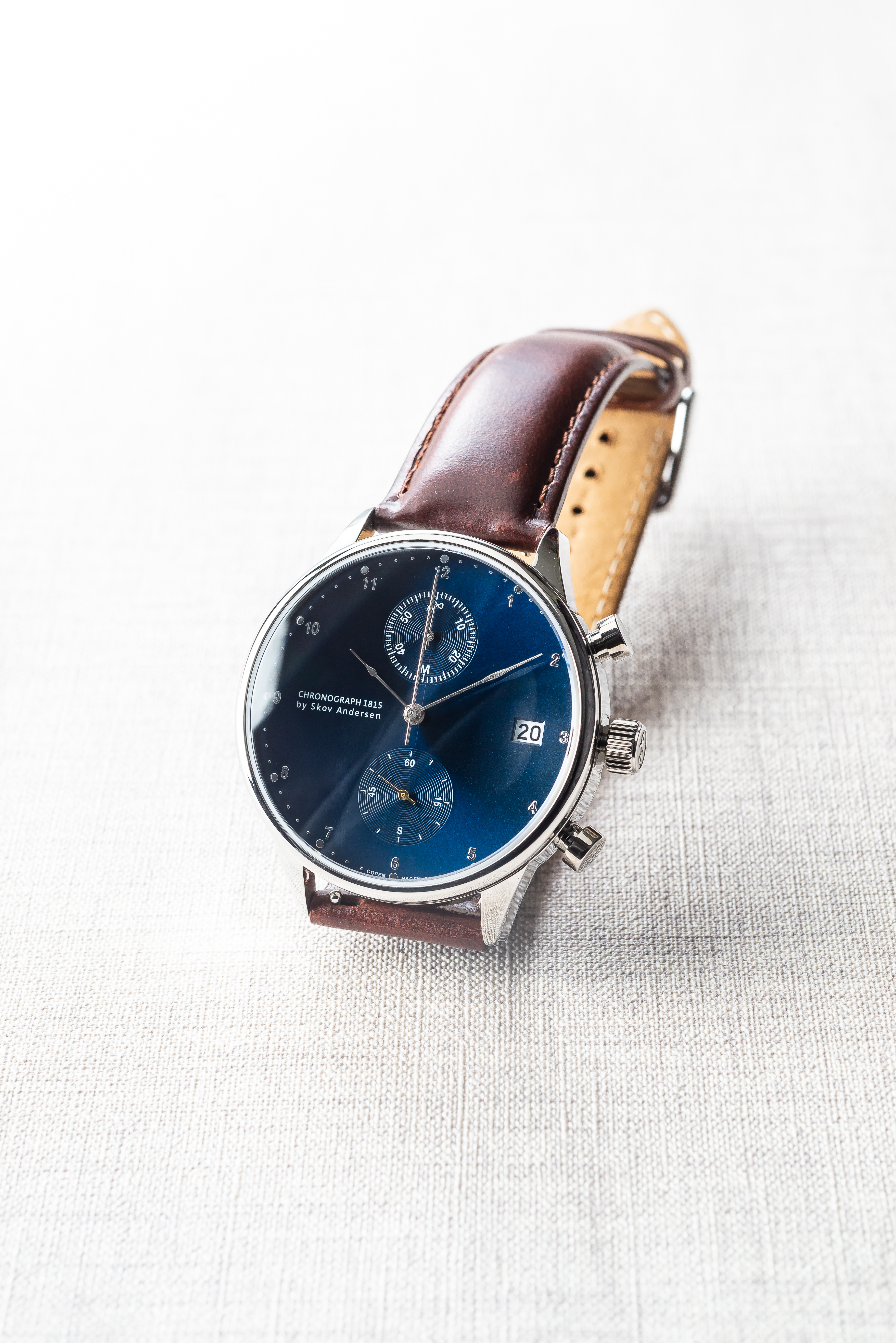 The Watchdrobe |1815 Chronograph w/ Blue Sunray Dial