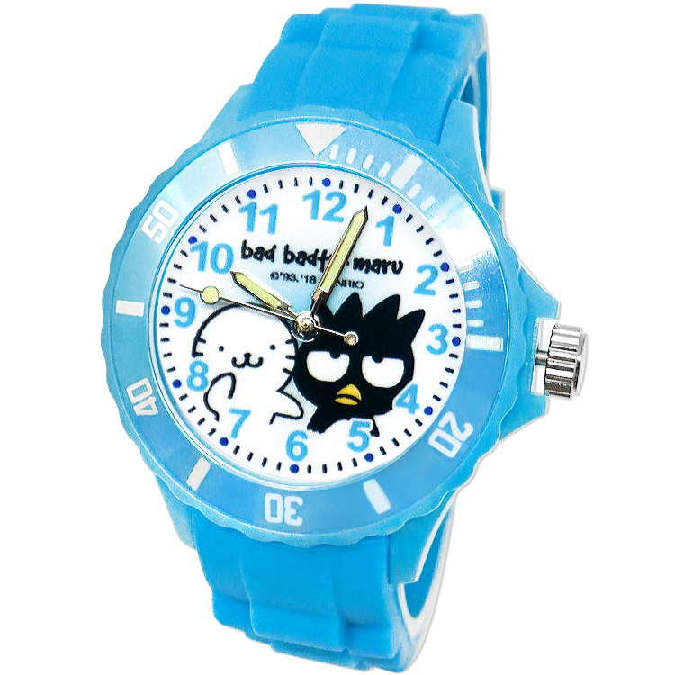 【三麗鷗Sanrio】酷企鵝運動彩帶錶引領黑潮-1036B