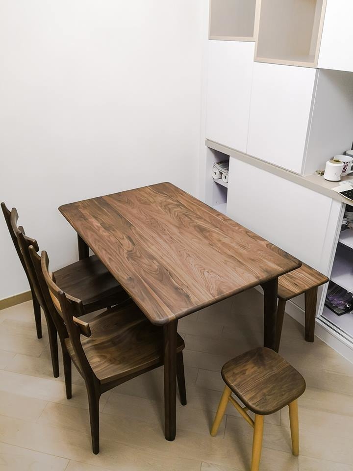 美國白橡木胡桃木櫻桃木原木實木傢俬