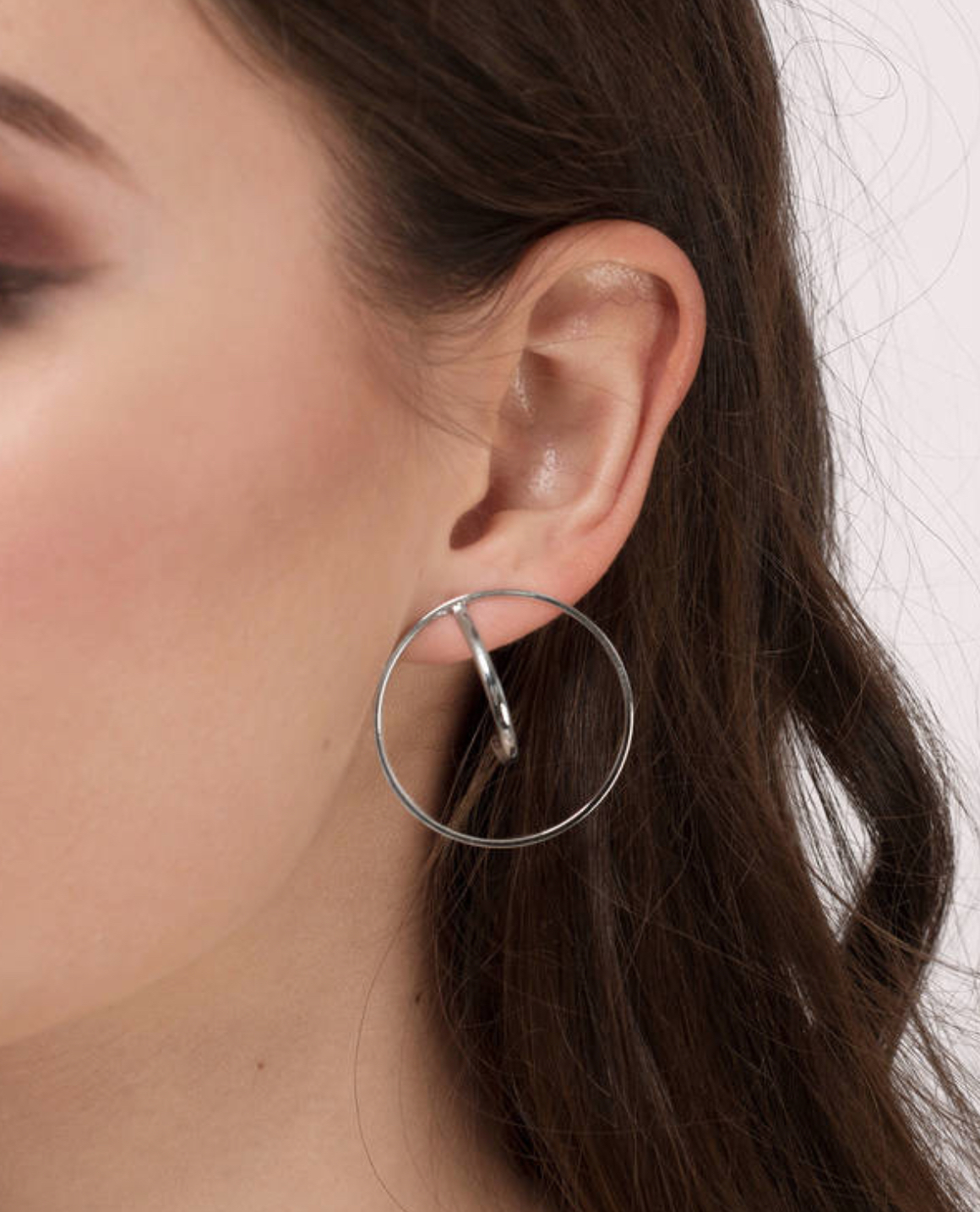 圈起半圈耳環