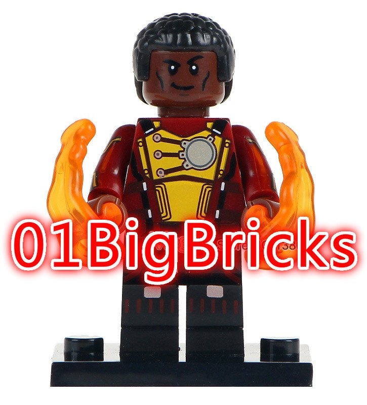 Buy 5 Get 50 Off 01 Big Bricks Custom Firestorm Marvel DC SuperHeroes Minifigures Toy Mini figure Minifigs Fit Lego Blocks XH761