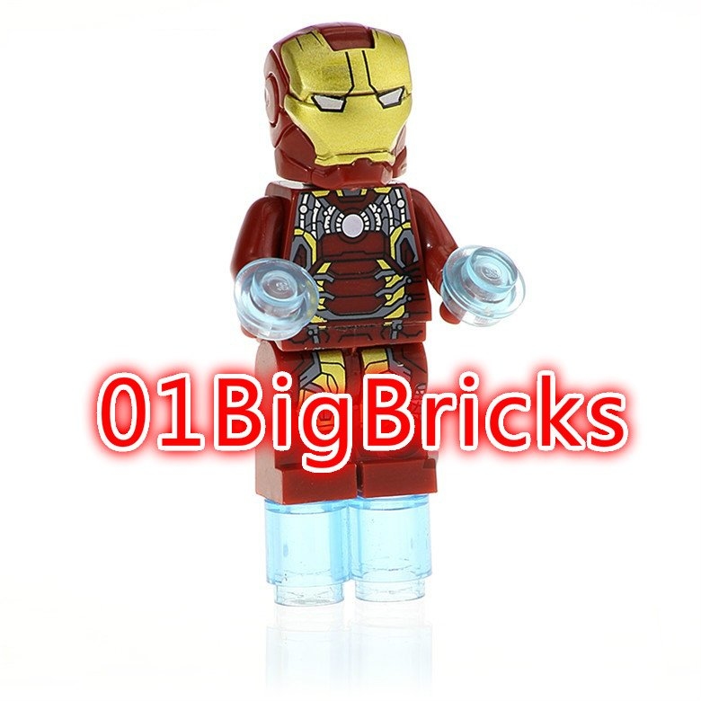 Iron Man Marvel SuperHeroes Custom Minifigures Minifigs Fit Lego XH816