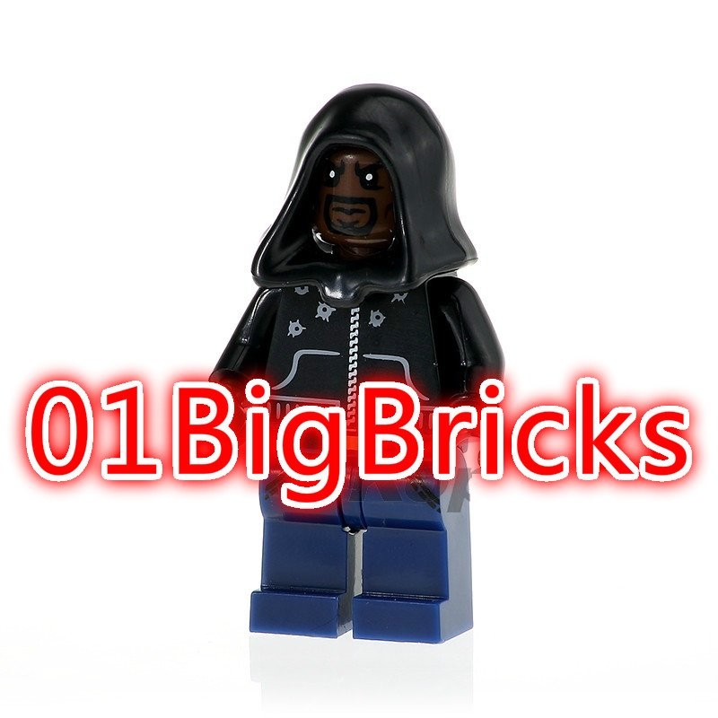 ⎡LEYILE BRICK⎦Custom Luke Cage Lego Minifigure