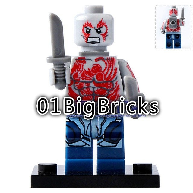 Lego 2024 drax minifigure