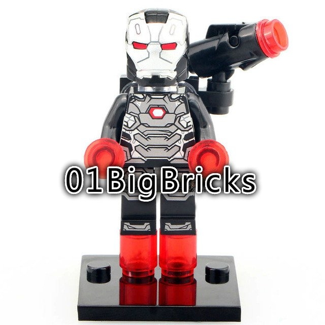 LEGO Marvel Super Heroes Minifigure - War Machine - Extra Extra Bricks