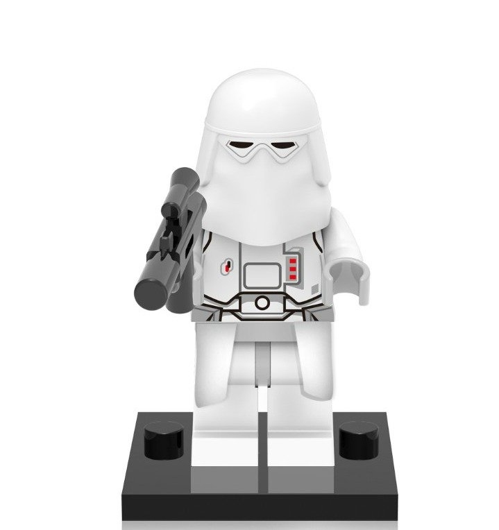 LEGO STAR WARS MINIFIG FIGURINE SNOWTROOPER ET PISTOLET BLASTER