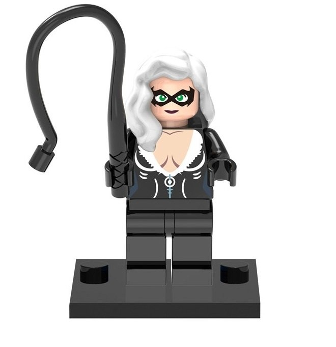 Custom DC minifigures Catwoman Gaslight on lego brand bricks 