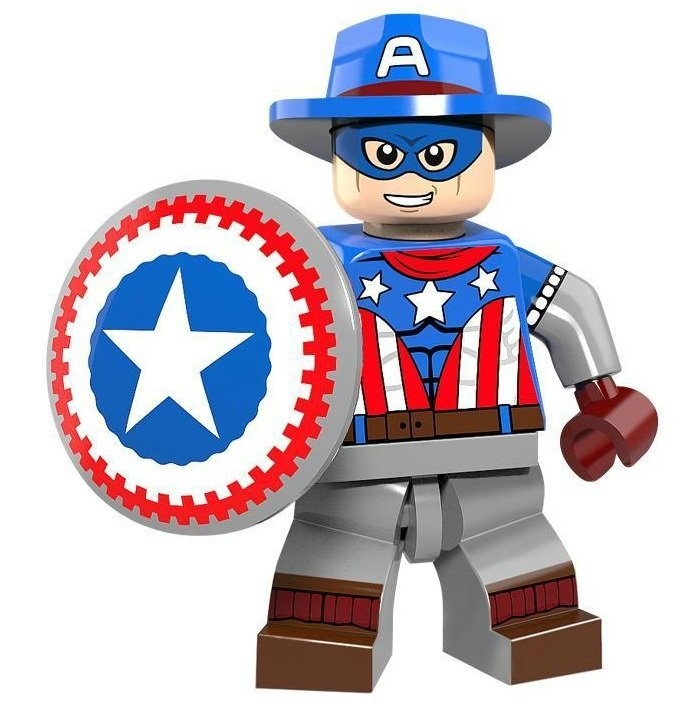 01BigBricks Custom Captain America Minifigure Fit Lego