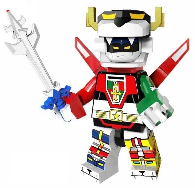 The Super Robot Figure For Custom Lego Minifigures Voltron Minifigure