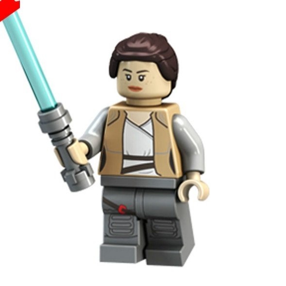 Rey star wars online lego minifigure