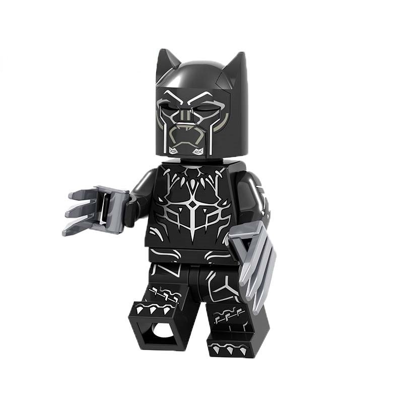 Lego minifigure black discount panther