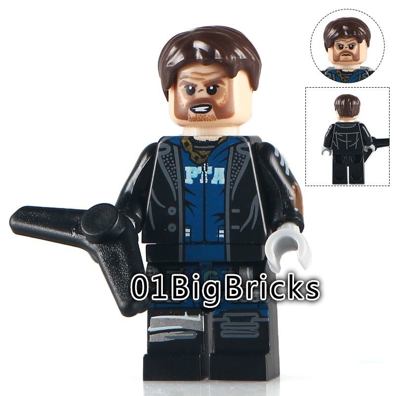 01BigBricks Custom Captain America Minifigure Fit Lego