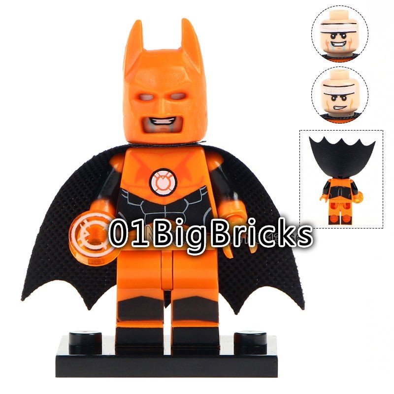 01BigBricks Orange Lantern Batman Minifigure Lego