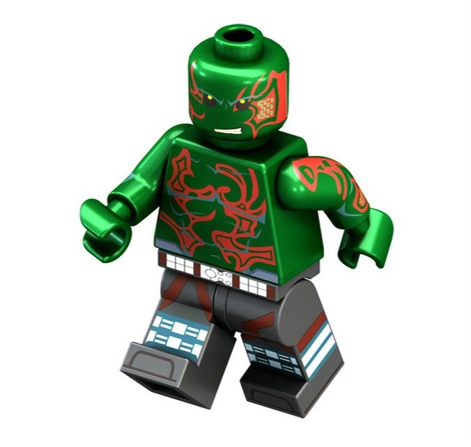 Drax best sale lego minifigure