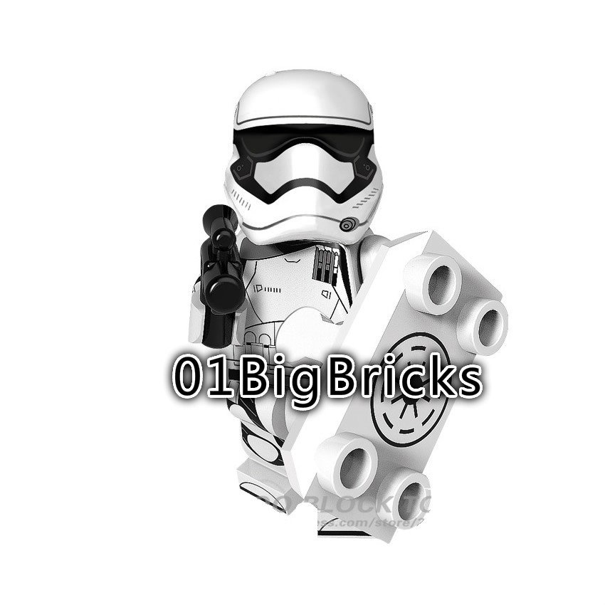 01 Big Bricks Custom Riot Trooper Star Wars Mavrel DC SuperHeroes Minifigures Toy Mini figure Fit Lego Blocks PG769