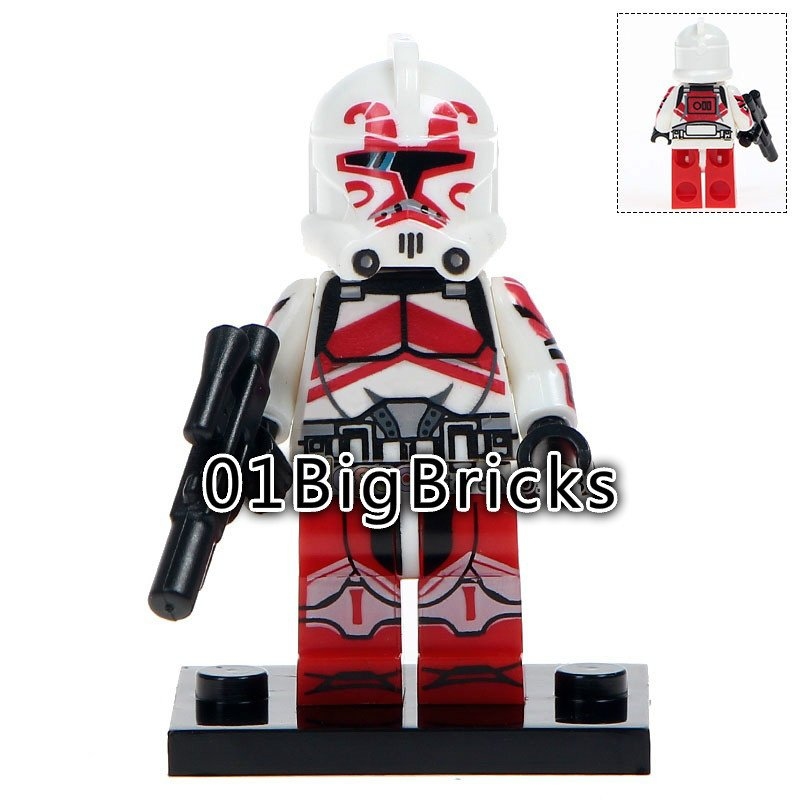 Custom Star Wars Keeli Company Member minifigures clone trooper on lego brick 