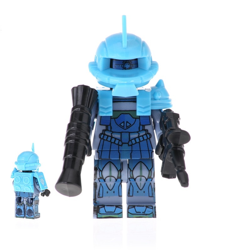 01 Big Bricks Custom MS-07B-3 Gouf Custom Mavrel DC SuperHeroes Minifigures Toy Mini figure Fit Lego Blocks PG2011