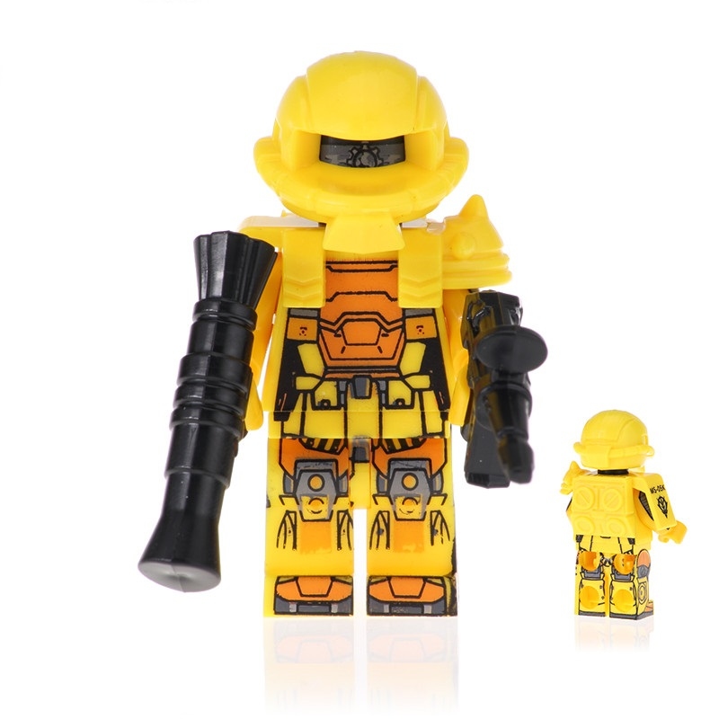01 Big Bricks Custom MS-05K Zaku I Mavrel DC SuperHeroes Minifigures Toy Mini figure Fit Lego Blocks PG2015
