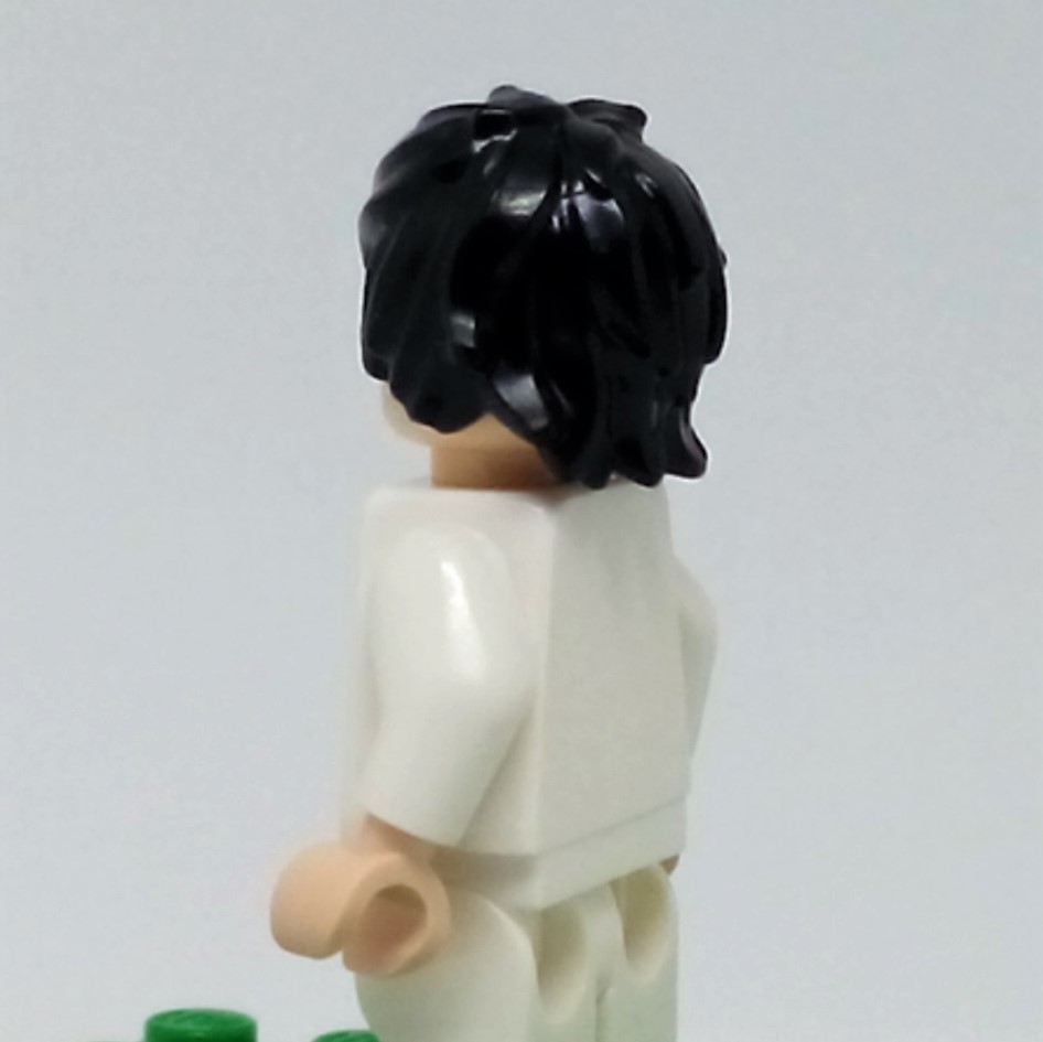 25378 Hair Tousled with Long Bangs