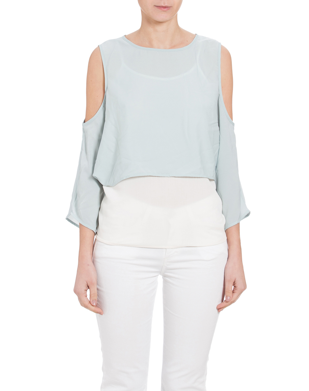 【KOCCA】露肩雪紡上衣