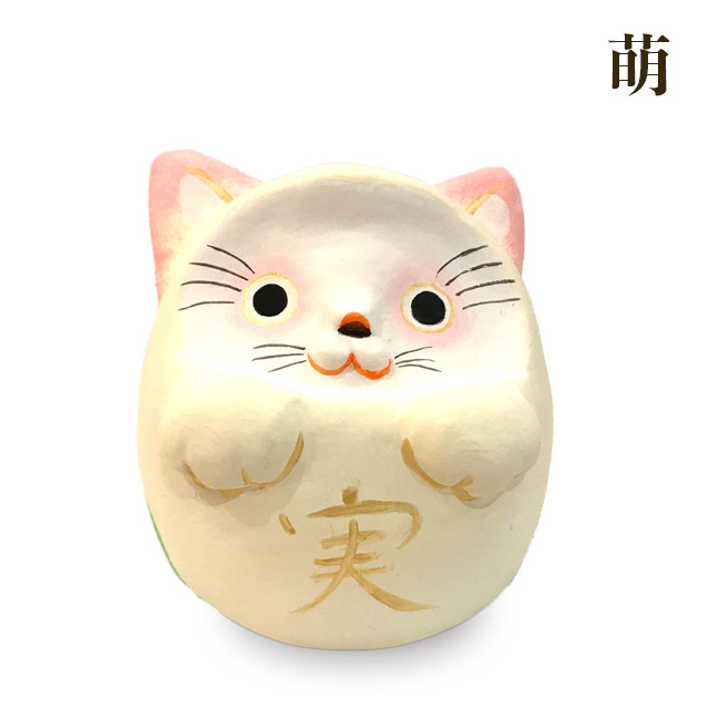 渡邊萌 招財貓不倒翁 水蜜桃M