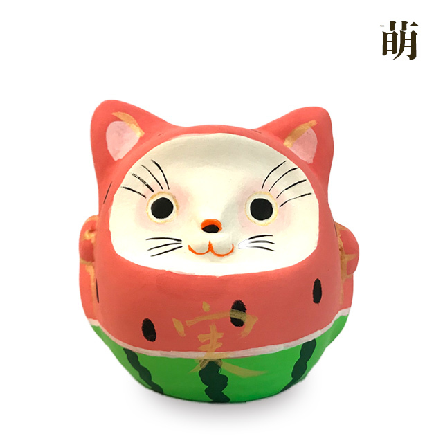 渡邊萌 招財貓不倒翁 紅西瓜M