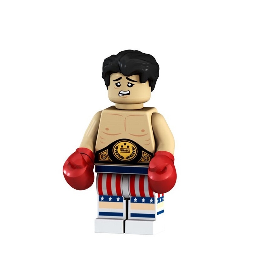 Rocky Balboa Custom Minifigs Minifigures Fit Lego PG1539