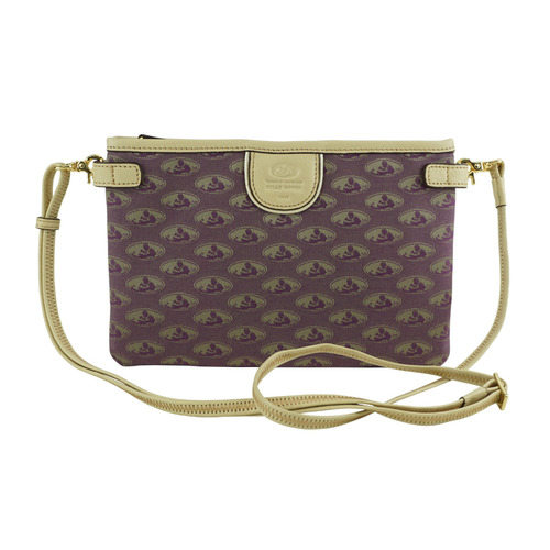 mini jacquard shoulder bag