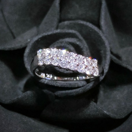 18K White Gold 0.50ct Diamond Ring