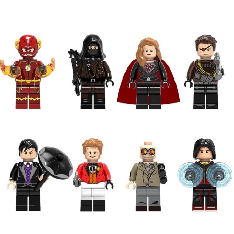 01 Big Bricks Custom Deadshot Marvel DC SuperHeroes Minifigures Toy Mini figure Fit Lego Blocks XH834